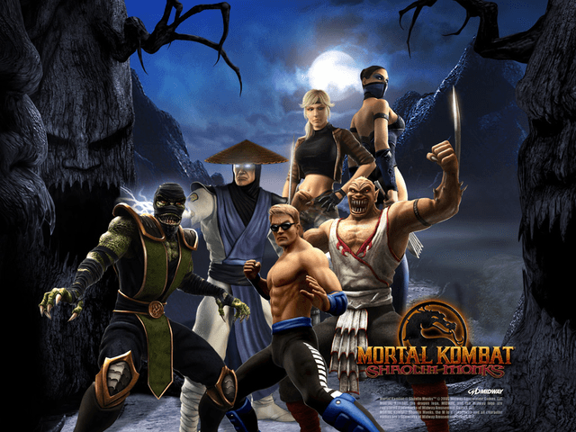 Mortal Kombat Shaolin Monks title screen for Xbox